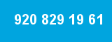 920 829 19 61